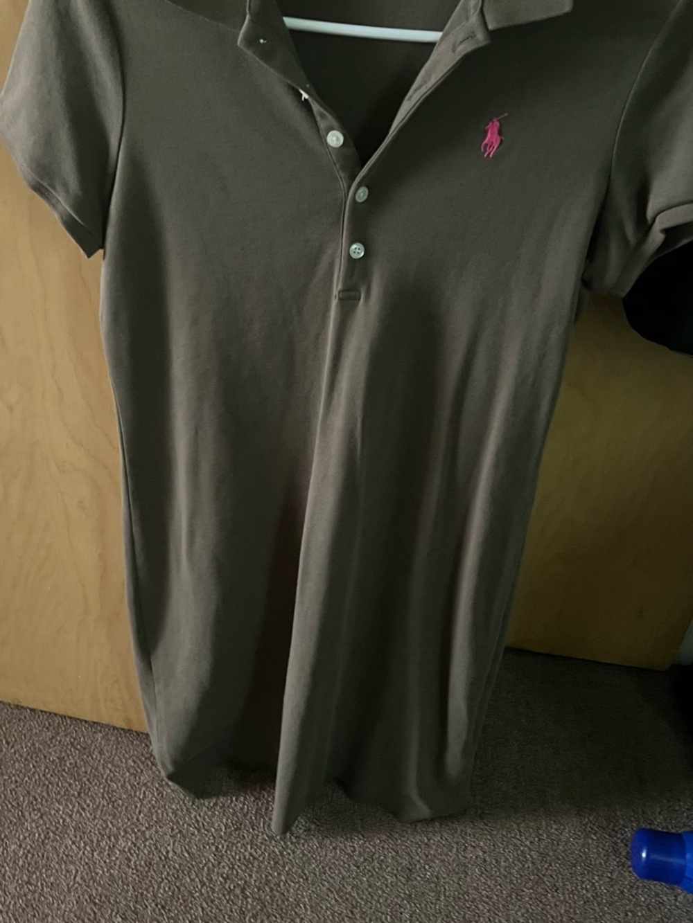 Ralph Lauren Brown Polo with Pink Pony